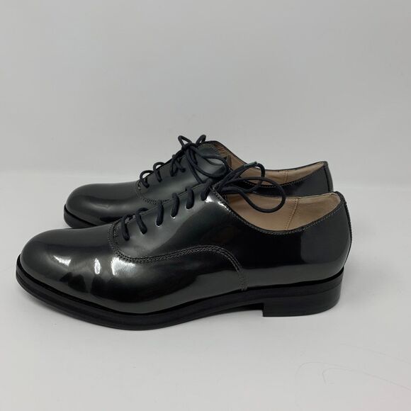 NEW furla amy patent leather lace up - Picture 5 of 10